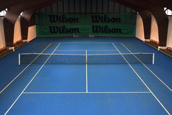 Campo indoor al Tennis Country Club di Cortina 